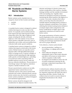 H5 Roadside and Median Barrier Systems
