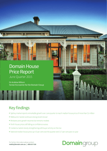 Domain House Price Report