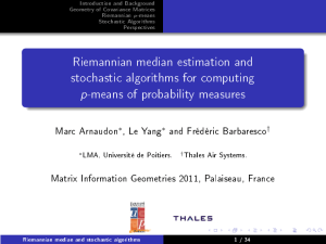 Riemannian median estimation and stochastic algorithms for