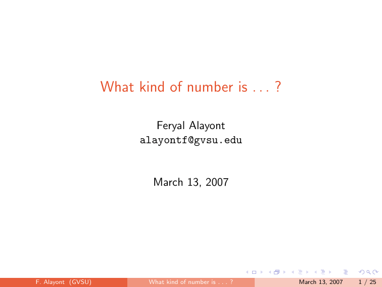 What Kind Of Number Is