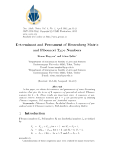 Determinant and Permanent of Hessenberg Matrix and Fibonacci