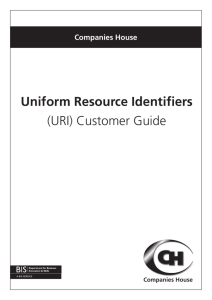 Uniform Resource Identifiers (URI) Customer Guide