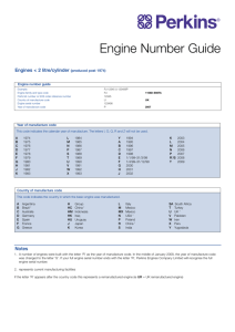 Perkins Engine Number Guide