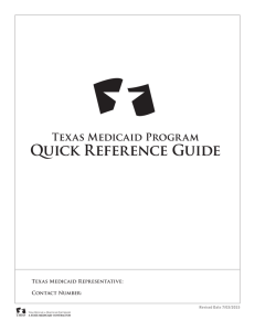 Texas Medicaid Representative: Contact Number