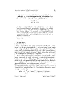 Nielsen type numbers and homotopy minimal periods for maps on 3