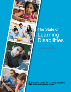 The State of Learning Disabilities