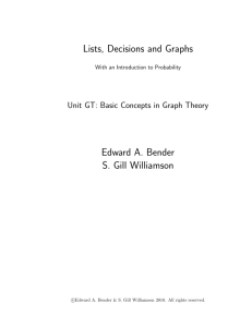 Basic Concepts in Graph Theory - Computer Science and Engineering