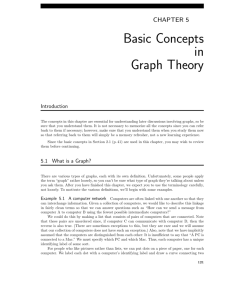Basic Concepts in Graph Theory