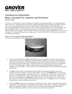 Tambourine Essentials: Basic concepts for superior performance