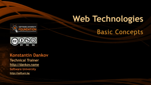 1.1. Web-Technologies-Basic