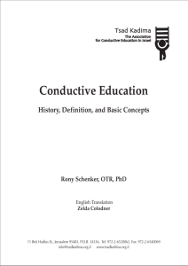 Conductive Education History, Definition, and Basic Concepts
