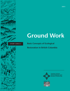 Ground Work: Basic Concepts of Ecological Restoration