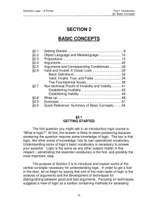 section 2 basic concepts - University of Nevada, Reno