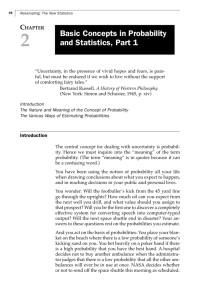 Chap 2-Basic Concepts in Probability and Statistics