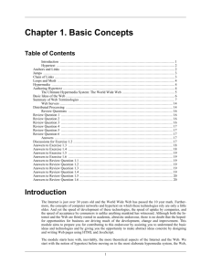 Chapter 1. Basic Concepts - Department of Computer Science