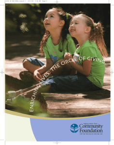 View full Annual Report - Community Foundation for the Fox Valley