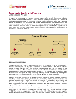 valdez danaher corporation amanda ashley analysis case dynapar pepsico lanier