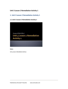 1. Unit 3 Lesson 2 Remediation Activity 1