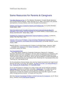 Child Sexual Abuse Resources - Child on Child Sexual Abuse