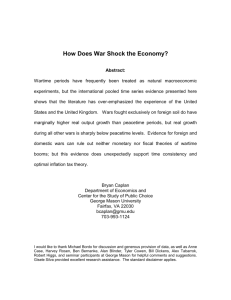 Macroeconomic Policy During Wartime