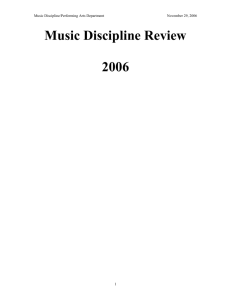 Music Discipline Review - Riverside Community College District