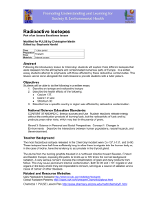 Radioactive Isotopes