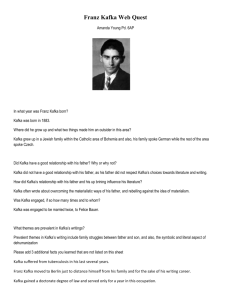 Franz Kafka Web Quest