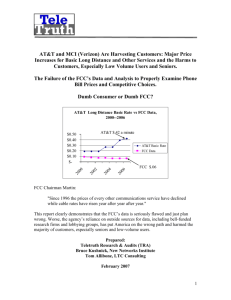 AT&T and MCI