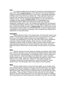 Ashes AP Essay Student Excerpts.doc