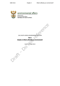 1 - State of the Environment South Africa