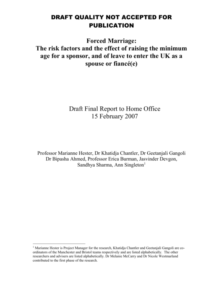 forced marriage essay pdf