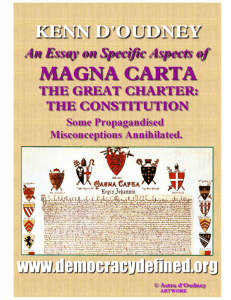 Specific Aspects of Magna Carta - The Democracy Defined Campaign