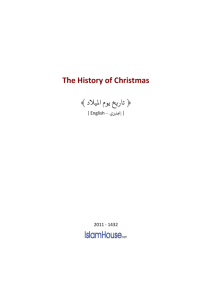 The History of Christmas DOC