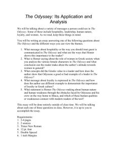 The Odyssey: Its Application and Analysis