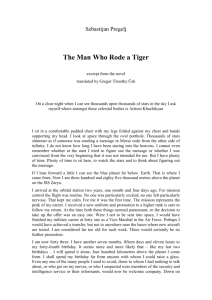 English - "The Man Who Rode a Tiger" 2010 / Translated by