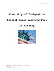 Chemistry of Immigration