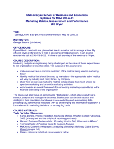 course format - The University of North Carolina at Greensboro