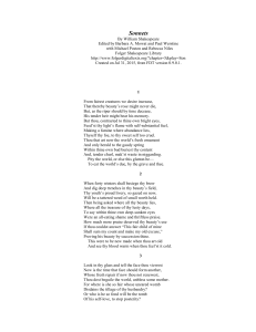 Shakespeare`s Sonnets - Folger Digital Texts