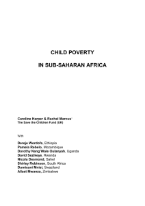 child poverty - Research for Development