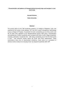 Chronic Poverty Research Centre Working Paper