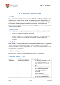 WHS Guidelines - Liquefied Gases