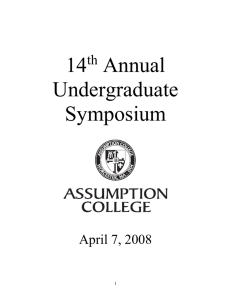 2008 Symposium Program