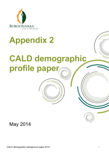 CALD demographic profile paper