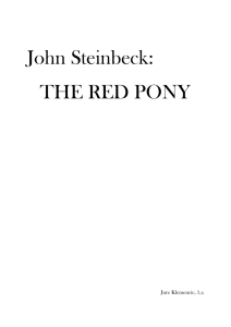 THE RED PONY - Dijaski.net