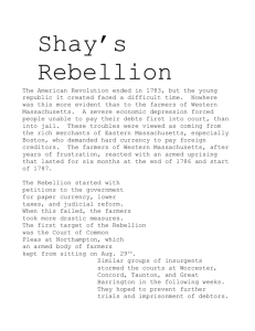 Shay`s Rebellion