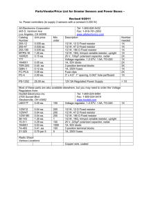 Granier sensor parts list Microsoft Word Document