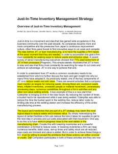 just-in-time inventory management strategy.doc