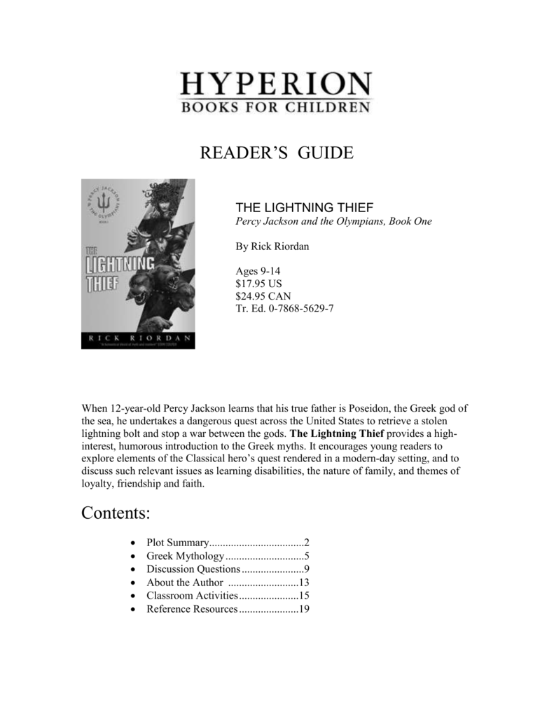lightning thief pdf