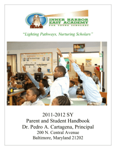 For Improved Student Achievement - Baltimore City Public School