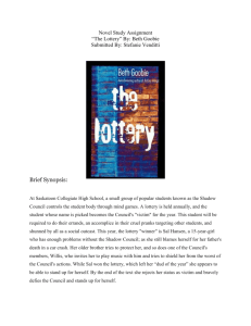The Lottery- Novel Study.doc - choosingtextsforteaching2010